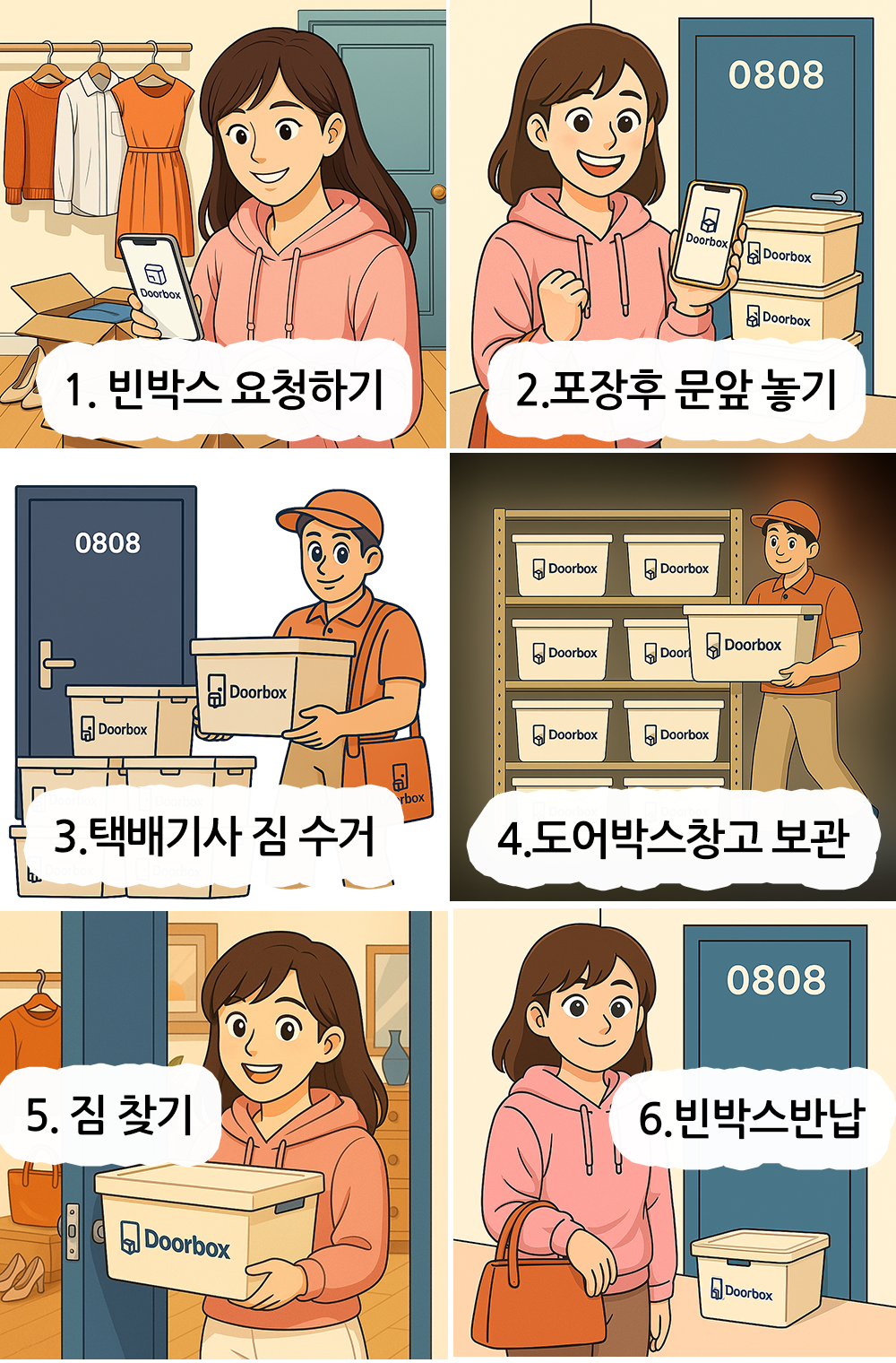 도어박스 이용순서